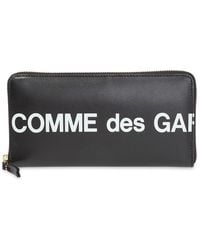 Comme des Garçons - Logo-print Zip-around Wallet - Lyst