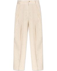 Dolce & Gabbana - Striped Pattern Trousers - Lyst