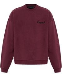DSquared² - Sweatshirt With Embroidered Logo - Lyst