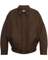 Loewe - Wool Jacket With Collar - Lyst