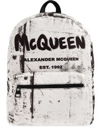 Alexander McQueen - Backpack With Logo - Lyst