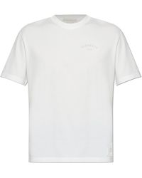 Eleventy - T-Shirt With Printed Logo - Lyst