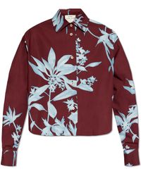 Forte Forte - Shirt With Floral Motif, - Lyst