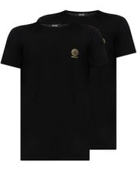 Versace - 2-Pack Of Cotton T-Shirts - Lyst