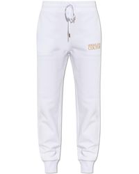 Versace Jeans Couture - Sweatpants With Embroidered Logo - Lyst