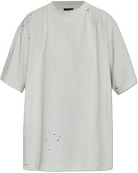 Balenciaga - T-Shirt With A Vintage Effect - Lyst