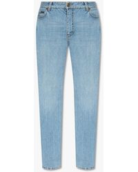 Etro Printed Jeans - Blue
