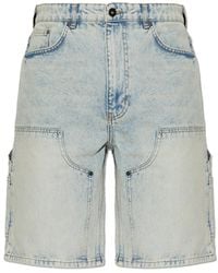 LAB C.O. OFF WHITE - Denim Shorts - Lyst