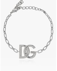 Dolce & Gabbana - Bracelet With Logo - Lyst