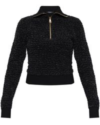 Balmain - Sweater With Collar - Lyst