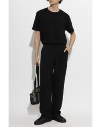 Balmain - T-Shirt With Embroidered Logo - Lyst