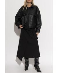 Munthe - Leather Jacket 'Vineth' - Lyst