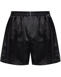 Dolce & Gabbana - Silk Lingerie Shorts - Lyst