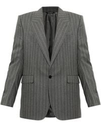 Dolce & Gabbana - Wool Blazer With Single Vent - Lyst