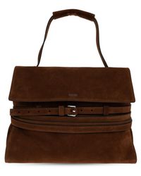 Moschino - Suede Handbag - Lyst