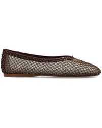 forte_forte - Ballet Flats With Shimmering Crystals - Lyst
