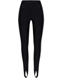 Moschino - Leggings With Side Stripes - Lyst