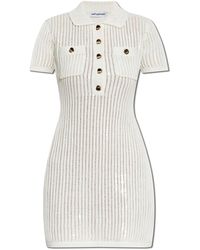 Self-Portrait - Dress With Shimmering Sequins - Lyst