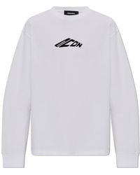 DSquared² - Long Sleeve T-Shirt - Lyst