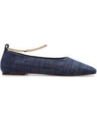 MARIA LUCA - 'Augusta' Denim Ballet Flats - Lyst