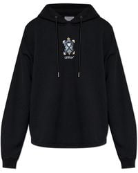 Off-White c/o Virgil Abloh - Sweatshirt With Colorful Print And Shimmering Sequins - Lyst