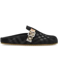 Burberry - Suede Slides 'Urchin' - Lyst