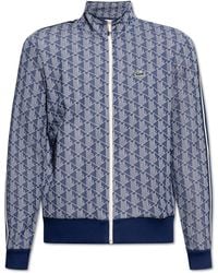 Lacoste - Track Jacket With Monogram, - Lyst