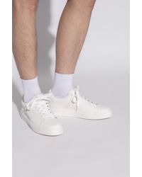 Balmain - Leather Sports Shoes 'B-Court' - Lyst