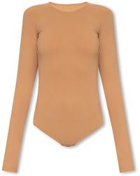 MM6 by Maison Martin Margiela - Bodysuit With Long Sleeves - Lyst