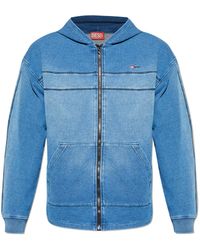 DIESEL - Hoodie "S-Blaxt-Hood-Zip-New" - Lyst