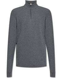 Sease - Wool Sweater With Stand-Up Collar - Lyst