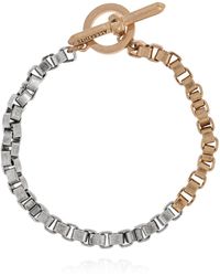 AllSaints - Brass Bracelet - Lyst