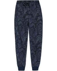 Etro - Patterned Sweatpants - Lyst