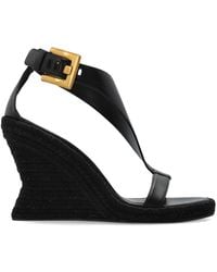 Balmain - 'Anthem' Wedge Sandals - Lyst