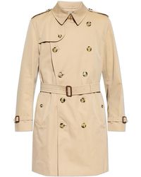 Burberry - Double-Breasted Trench Coat With Belt 'Kensington' - Lyst