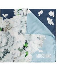 Moschino - Silk Scarf With Print - Lyst