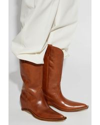 Maison Margiela - Cowboy Boots With Wedge Heel - Lyst