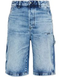 DIESEL - 'D-Livery-W-Short' Denim Shorts - Lyst