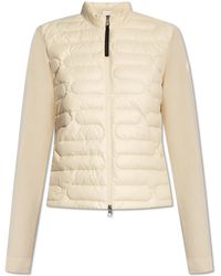 Moncler - Cardigan With Quilted Front, - Lyst