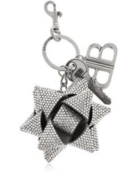 Balenciaga - Keychain With A Shimmering Pendant - Lyst