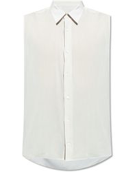 Ami Paris - Sleeveless Shirt, - Lyst