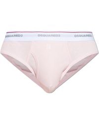 DSquared² - Cotton Briefs With Logo - Lyst