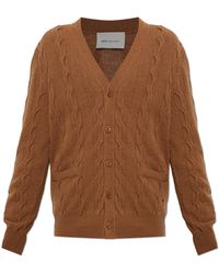 Ami Paris - Wool Cardigan With Pockets - Lyst