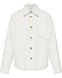 Ami Paris - Denim Shirt With Pocket - Lyst