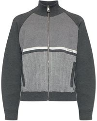 Versace - Cardigan With Stand-Up Collar - Lyst