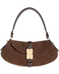 Ganni - Shoulder Bag Made Of Eco Leather - Lyst