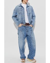 DSquared² - Denim Jacket With Monogram - Lyst