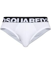 DSquared² - Cotton Briefs With Logo - Lyst