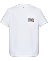 MCM - Cotton T-Shirt With Pocket - Lyst