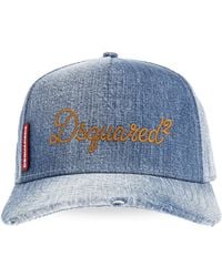 DSquared² - Denim Baseball Cap - Lyst